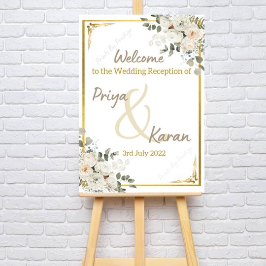 Discover Wedding Welcome signs, foam boards