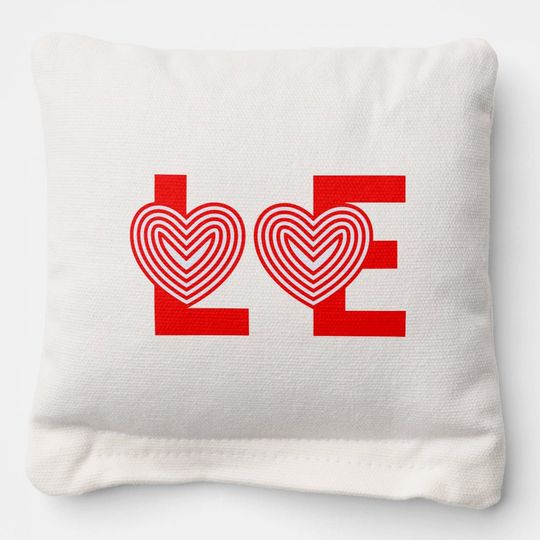 Discover 4Letter Love Cornhole Bags