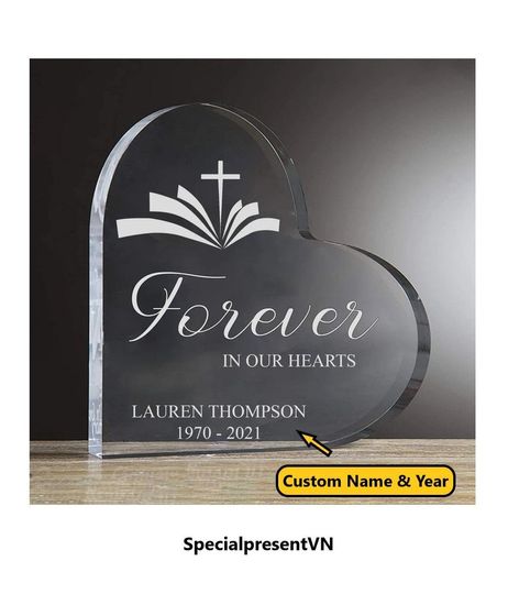 Discover Personalized Memorial Gifts, Forever in Our Hearts, Remembrance Gift