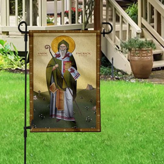 Discover Vintage Saint Patrick's Flag, Religious Catholic Flag, Christian Patrick Day Outdoor Decor