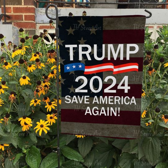 Discover Trump Save America Again 2024 Flag, Re-Elect Trump 2020-2024