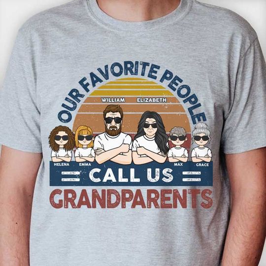 Discover We Are Grandparents - Personalized T-shirt - Gift For Couples, Husband Wife