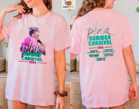 Discover Pink Summer Tour 2024 Tshirt