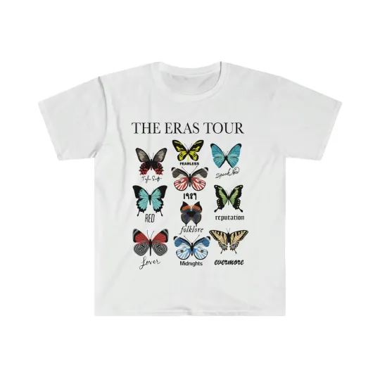 Discover The Eras Butterfly T Shirt
