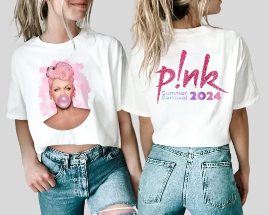 Discover P!nk Singer Summer Carnival 2024 Tour Shirt, Pink Fan Lovers Shirt
