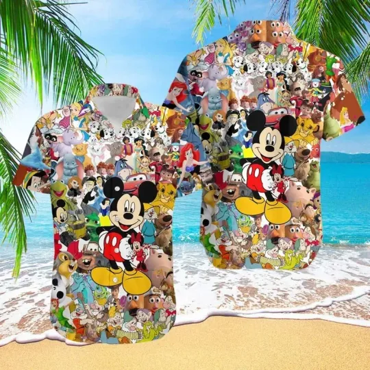 Discover Mouse And All Movies 3D Cool Hawaiian Shirt, Button Down Shirt