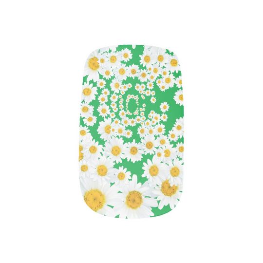 Discover Beautiful Daisy Flowers Minx Nail Art