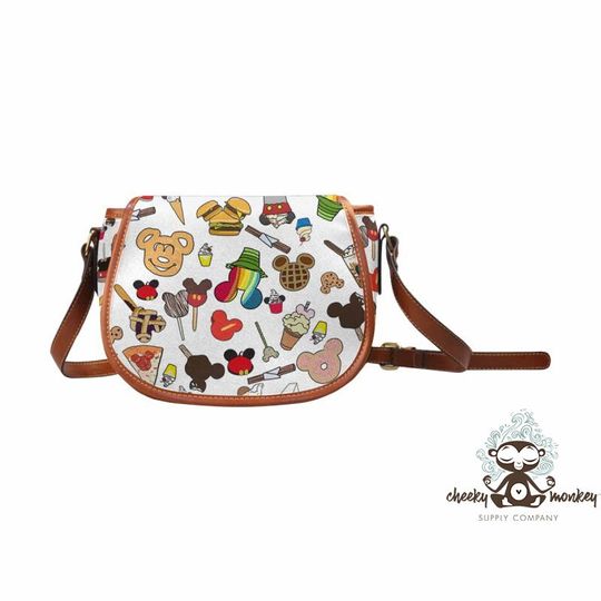 Discover Theme Park Treats Inspired Cross Body Saddle Bag // Travel, Beach, Theme Park, FE Gift