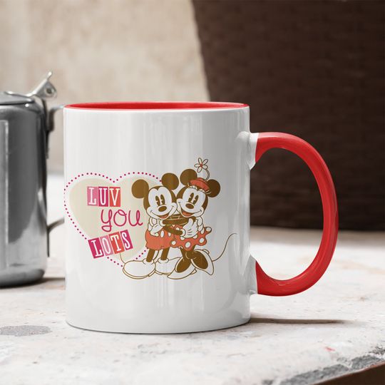 Discover Luv You Lots Accent Mug