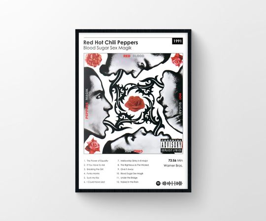 Discover RHCP Blood Sugar sx Magik Album Poster