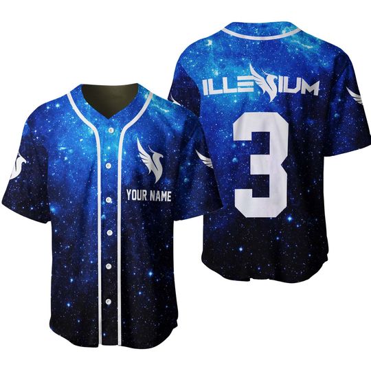 Discover Custom Name Illenium Music Baseball Jersey