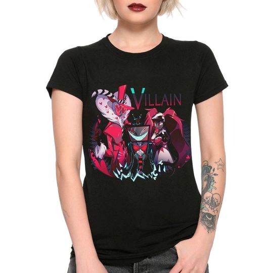 Discover Hazbin Hotel Villains Art T-Shirt