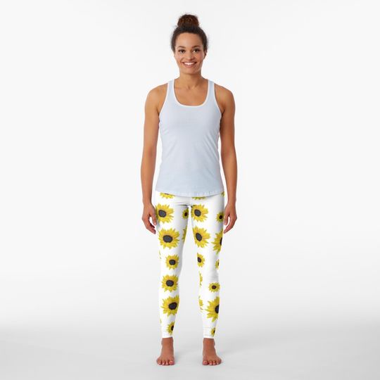 Discover Little Sunflowers Leggings