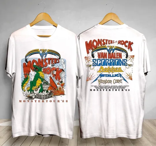 Discover Vintage Monsters of Rock Tour 1988 T-Shirt