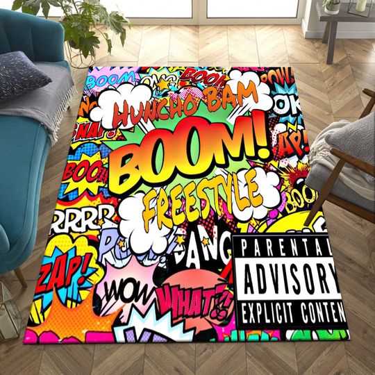 Discover Pop Art Comic Graffiti Home Decoration Rug