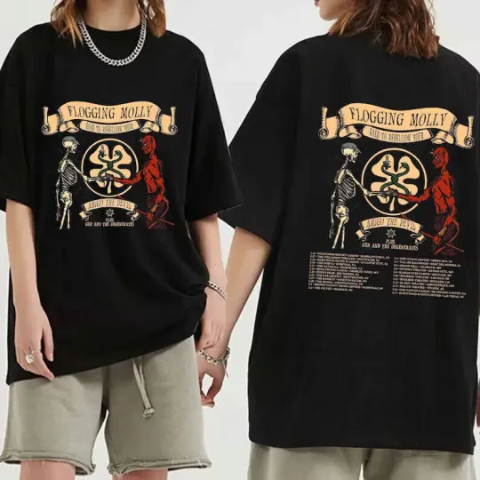 Discover Flogging Molly Music Tour 2024 Shirt Unisex For Fans All Size