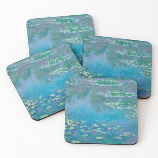 Discover Water Lilies (1840-1926) Claude Monet Coasters