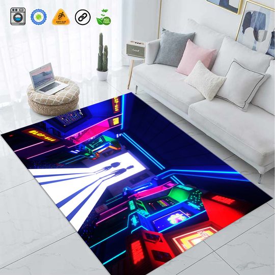 Discover Gaming Room E-Sport Shining Rug