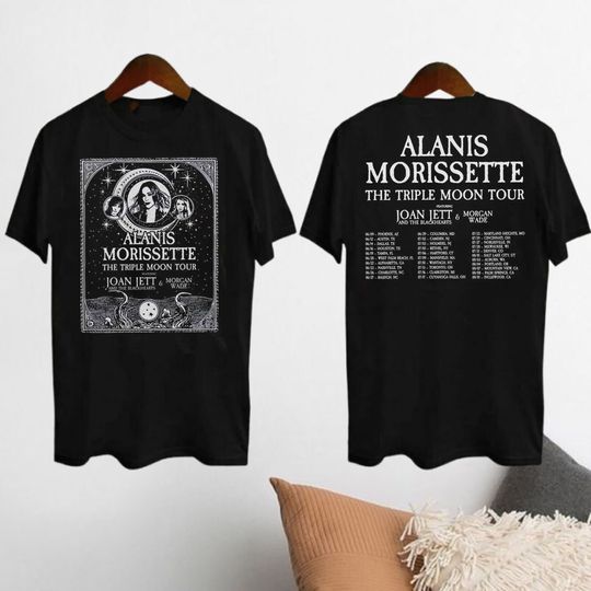 Discover Alanis Morissette The Triple Moon Tour 2024 T-Shirt