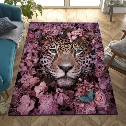 Discover Tiger Animal Design Area Rug for Living Room