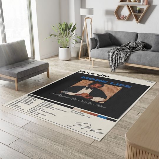 Discover Drake "More Life" Album Room Rug