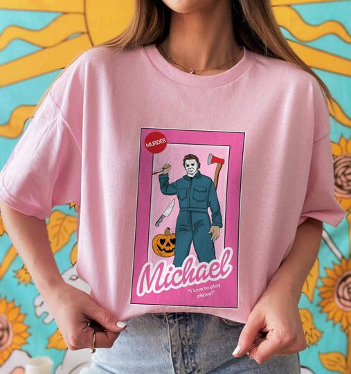Discover Michael Myers  T-Shirt Horror Valentine's Day Gifts