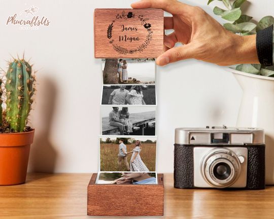Discover Pull Out Photo Album,  Personalized Valentines Gift For Girlfriend, Personalized Gift For Boy Friend,  Custom Valentines Day Gifts For Her