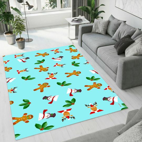 Discover Christmas Themed Rug for Living Room or Bedroom