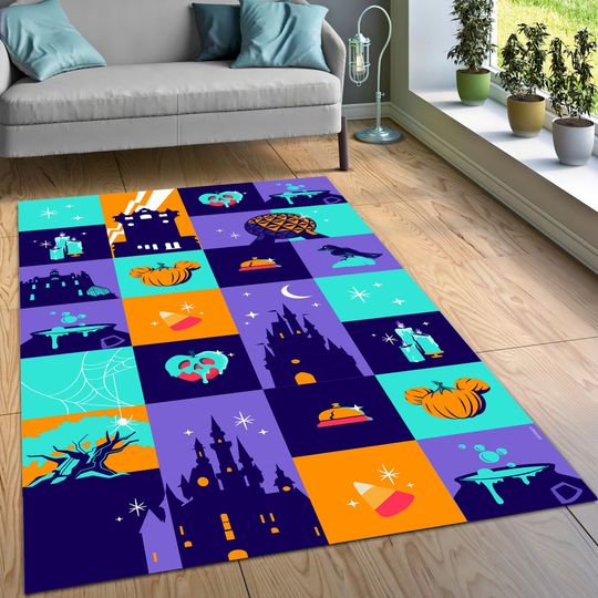 Discover Halloween Themed Rug for Living Room or Bedroom