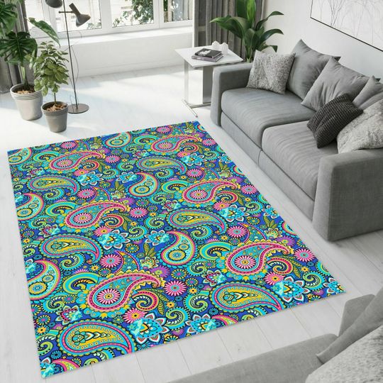 Discover Colorful Patterned Rug for Living Room or Bedroom