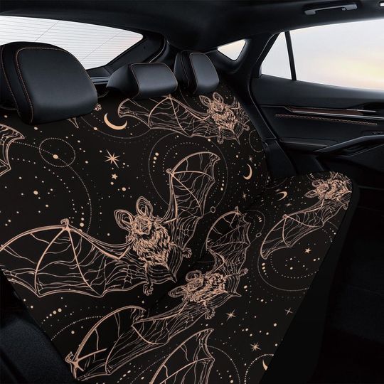 Discover Black Bat Gothic Car Seat Cover | Halloween Car Accessories