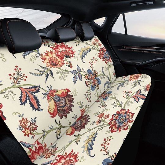 Discover Bohemian Floral Car Seat Covers, Vehicle Floral Complete Seat Covers