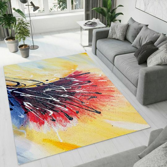 Discover Colorful Abstract Art Rug - Area Decor