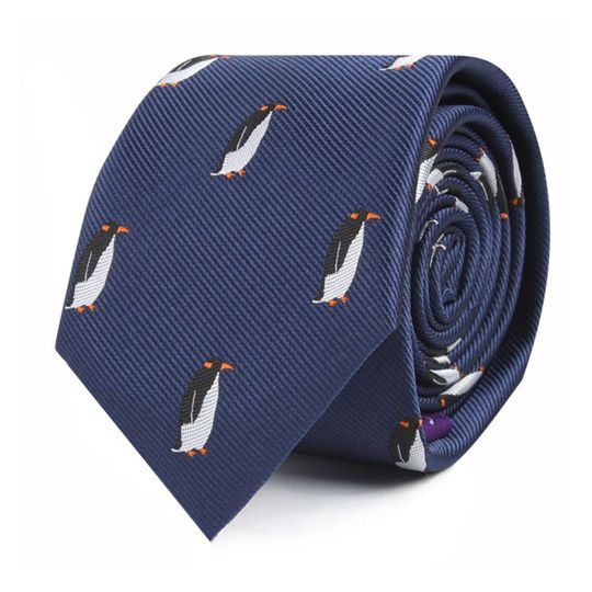 Discover Penguin Tie for Him | Animal Lover Neckties for Men | Gift for Him
