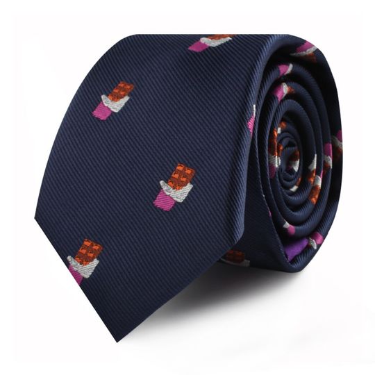 Discover Chocolate Lover Hersheys Cadbury Bar Tie for Him |  Choc Bar Gift for Men