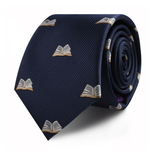 Discover Novelist Book Worm Reader Book Lover Writer Tie for Him