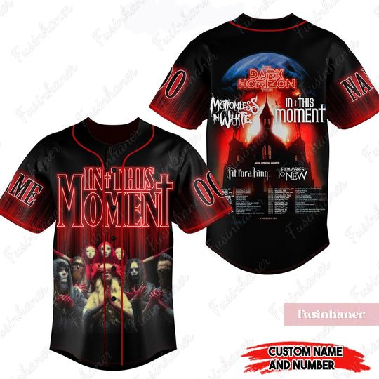 Discover Personalized The Horizon Music Tour Baseball Jersey