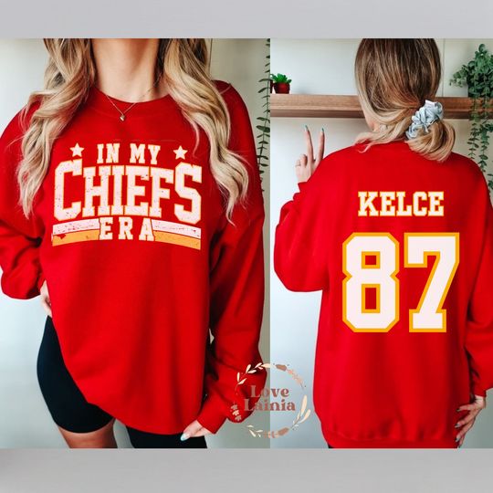 Discover In My Chiefs Era Shirt Travis Kelce Swift