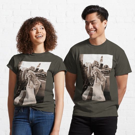 Discover "Marilyn Takes Manhattan" Series | MM Iconic Sepia Photo Classic T-Shirt
