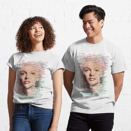 Discover Marilyn Monroe - Words - D32 Classic T-Shirt