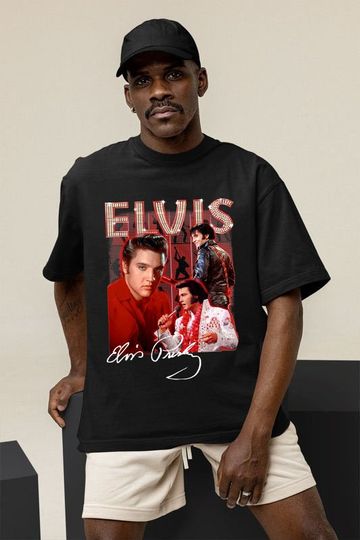 Discover Vintage Elvis Presley Shirt, The King Of Rock And Roll