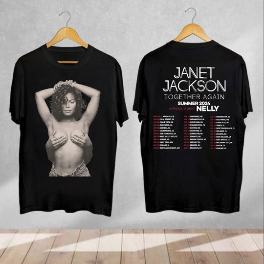 Discover Miss Janet Jackson T-Shirt, Janet Jackson Together Again Summer