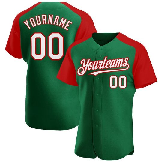 Discover Custom Number Christmas Baseball Jersey for Fans