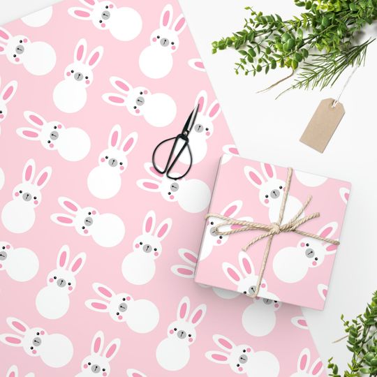 Discover Happy Easter Gift Wrap featuring Bunnies