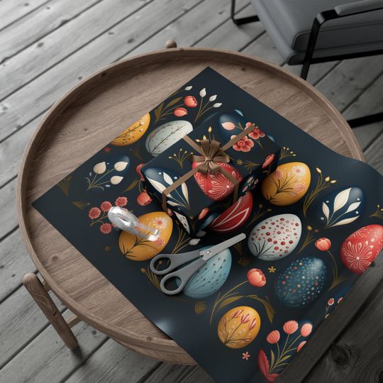 Discover Easter Collection Wrapping Paper - Festive Holiday Gift Wrap Eco-Friendly