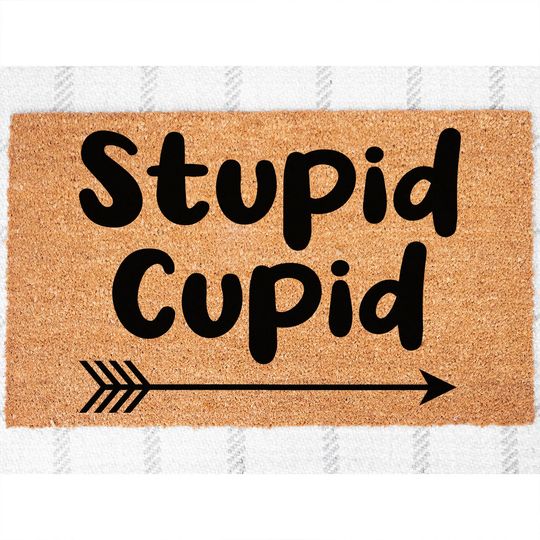 Discover Cupid Doormat Single Forever Cute Valentine's Housewarming Gift  Doormat Welcome Doormat Home Door Mat