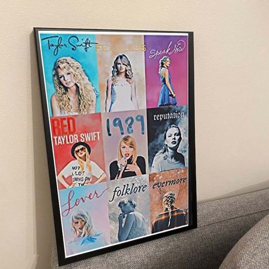 Discover Taylorr Swifts Erass Tours Music Album Poster The Cover