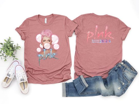 Discover P!nk Pink Singer Summer Carnival 2024 Tour Shirt