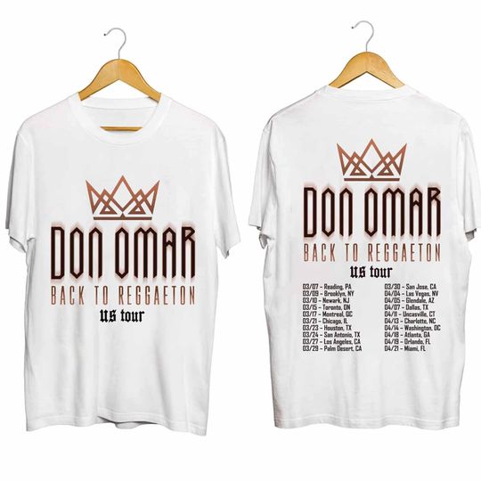 Discover Don Omar 2024 Tour Shirt, Don Omar Band Fan Shirt