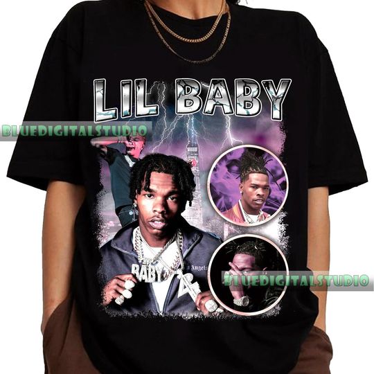 Discover Vintage Lil Baby 90s Bootleg T-Shirt, Lil Baby Tee